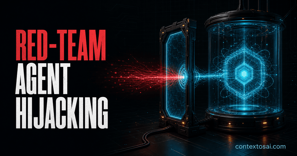 Red-Team Agent Hijacking: Build a Security Eval Gate for Repeat Attacks illustration