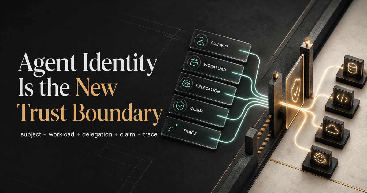 Agent Identity Is the New Trust Boundary illustration