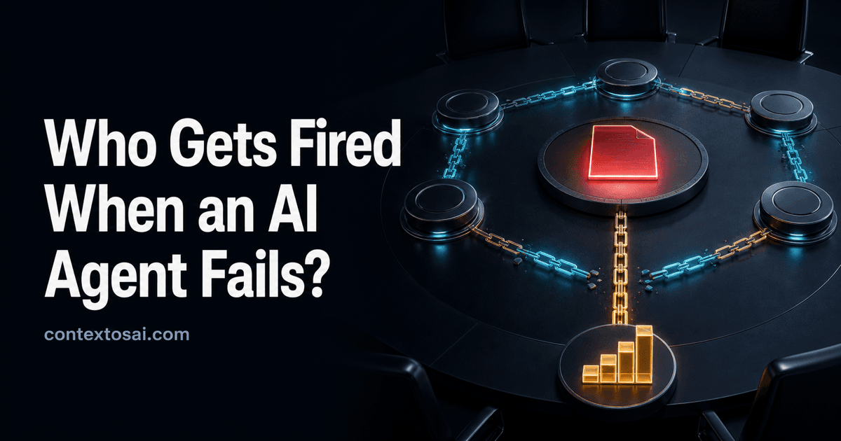 The AI Agent Accountability Matrix: Who Owns a Failed Decision? illustration