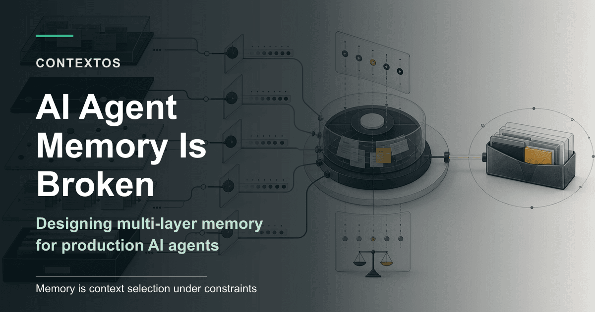 AI Agent Memory Is Broken: Designing Multi-Layer Memory for Production AI Agents illustration