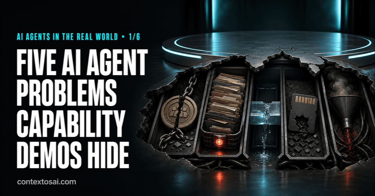 AI Agents in the Real World: Five Problems Capability Demos Hide illustration