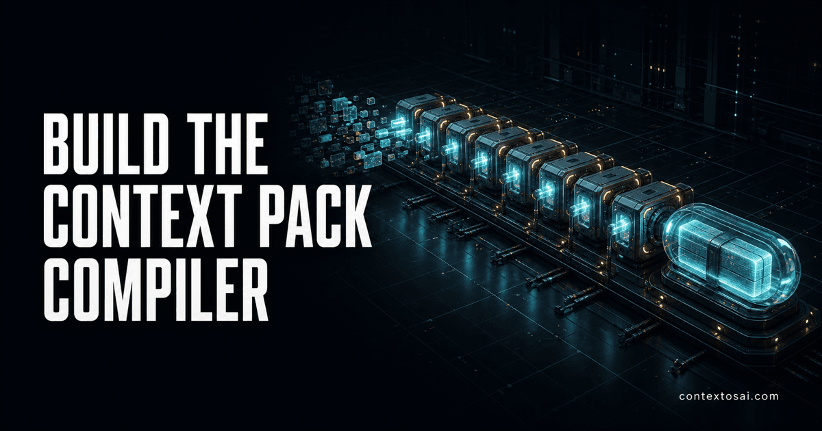 Build the Context Pack Compiler: Eight Stages, Eight Files illustration