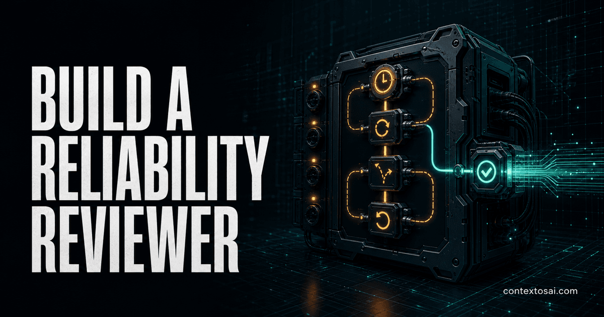 Building a Reliability Reviewer Agent: 70 Lines Past the Compliance One illustration