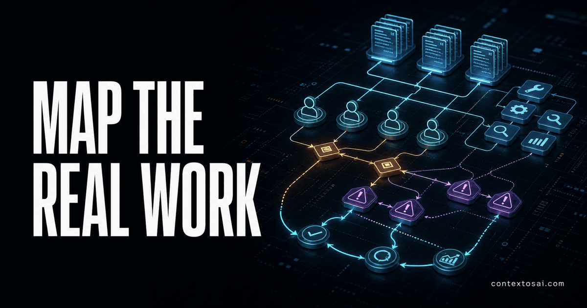 Before Your Team Asks for an AI Agent, Map the Real Work illustration