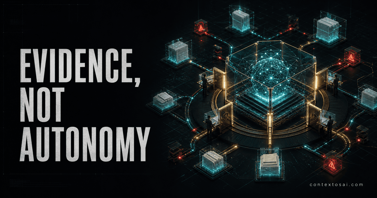 Financial Crime Operations: Agentic AI Needs Evidence, Not Autonomy illustration