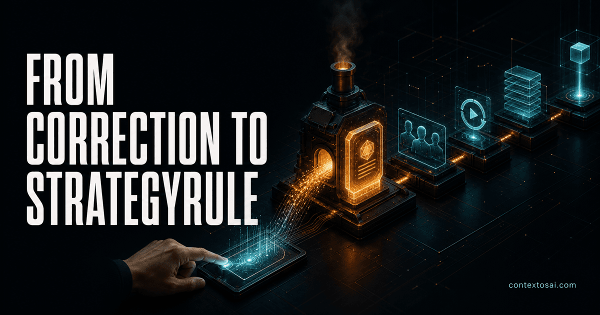 From Operator Correction to Released StrategyRule: The Improvement Loop, Coded illustration