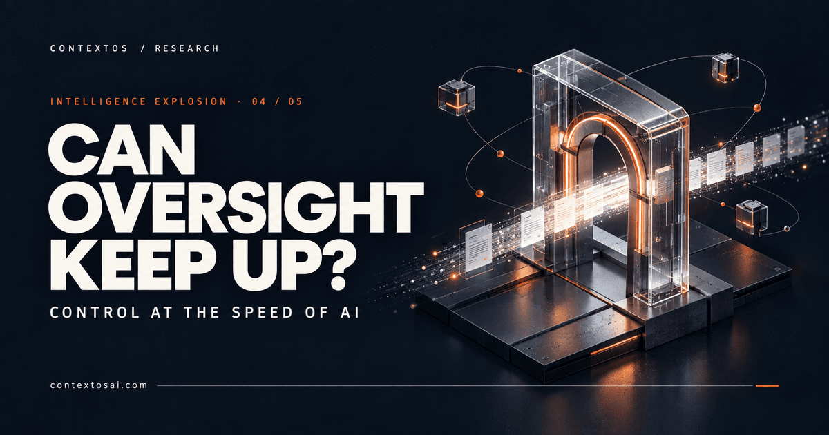 Can Oversight Keep Up With AI Research? illustration