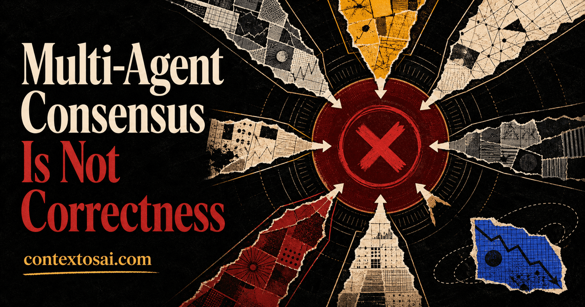 Multi-Agent Consensus Is Not Correctness: How Debate Manufactures Confidence illustration