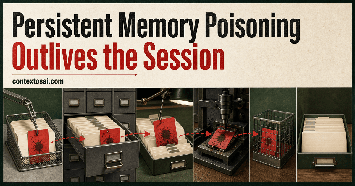 Persistent Memory Poisoning: The Attack That Outlives the Session illustration