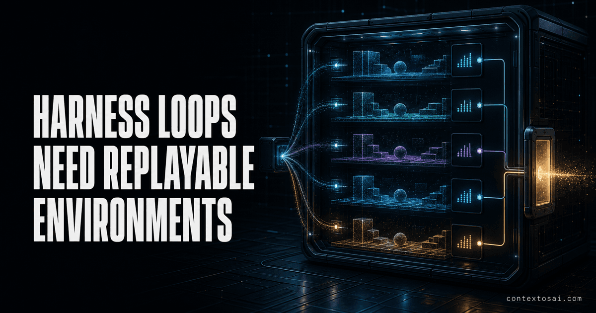 Harness Improvement Loops Need Replayable Environments illustration