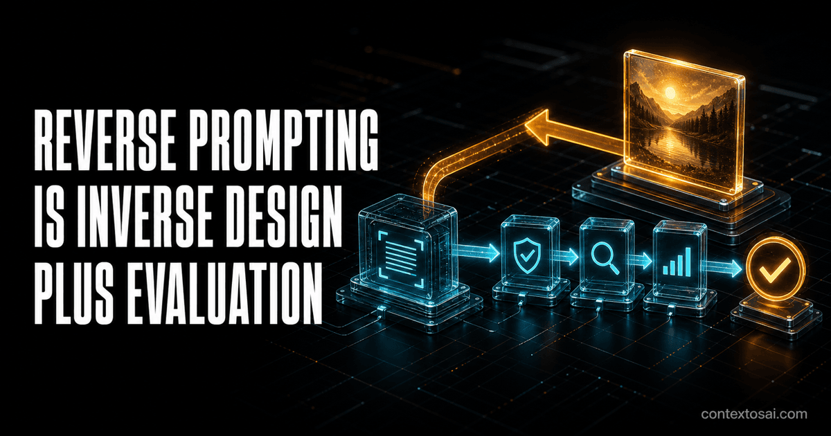 Reverse Prompting: Work Backward from the Output, Then Prove the Prompt illustration
