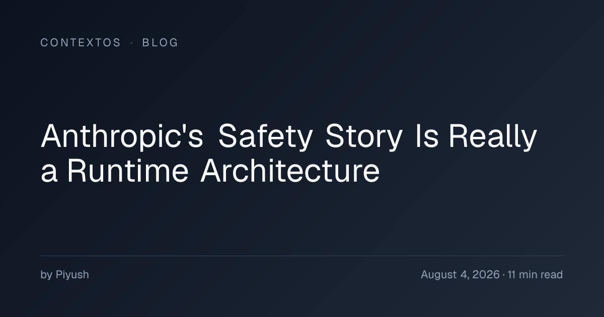Anthropic's 2026 Safety Stack: Alignment, Safeguards, Containment, and ...