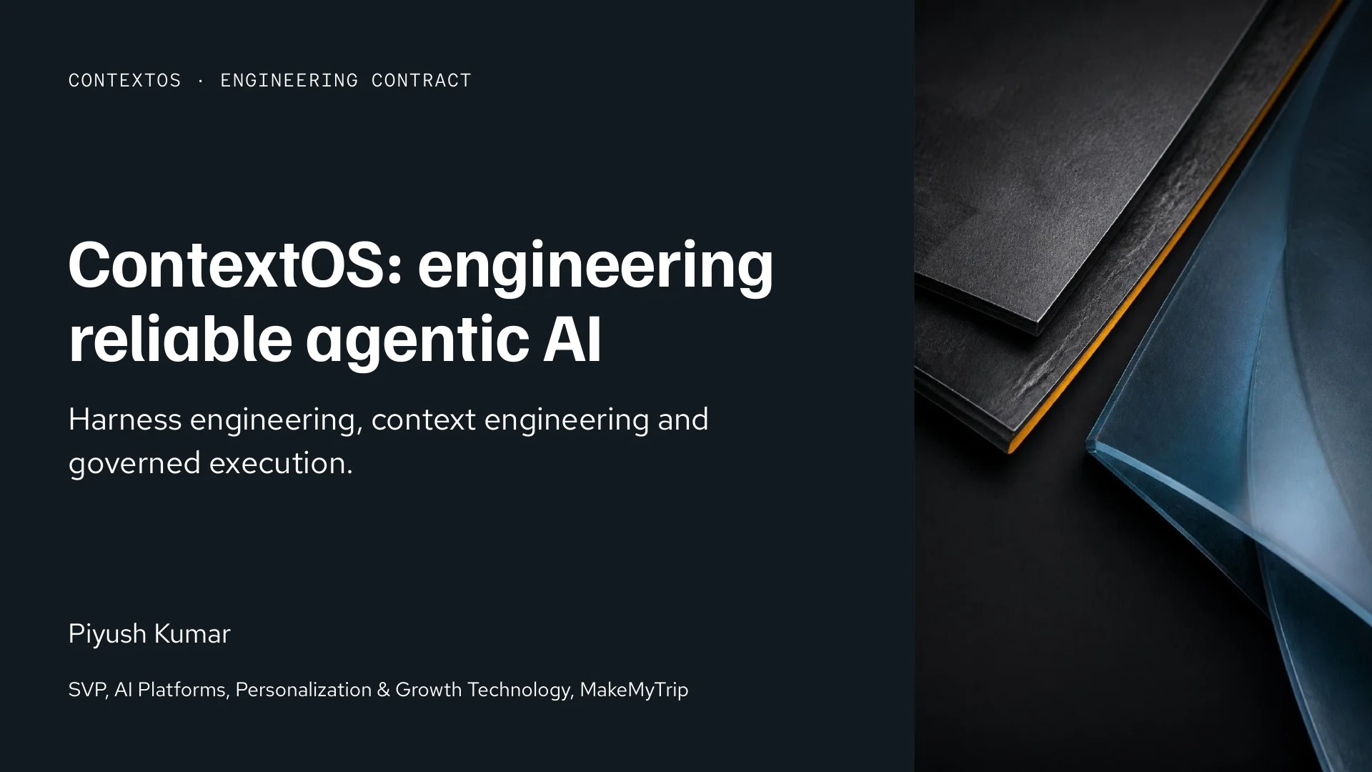 ContextOS: engineering reliable agentic AI